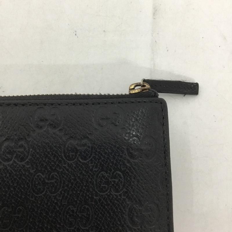グッチ GUCCI 財布 長財布 L 総柄 黒 / ブラック /  メンズ USED 古着 中古 10128831