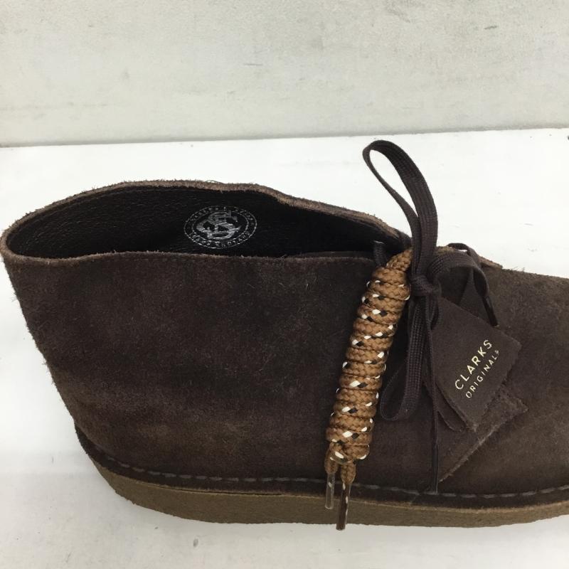 クラークス Clarks ブーツ ブーティ クラークス　デザートブーツ US：10.5 無地 茶 / ブラウン /  メンズ USED 古着 中古 10122726