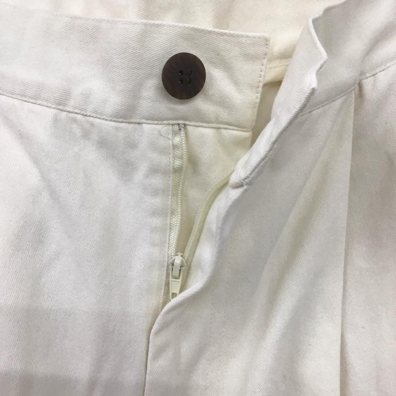ザラ ZARA パンツ チノパン ワイドパンツ カジュアルパンツ チノパン 42 無地 白 / ホワイト /  メンズ USED 古着 中古 10107116