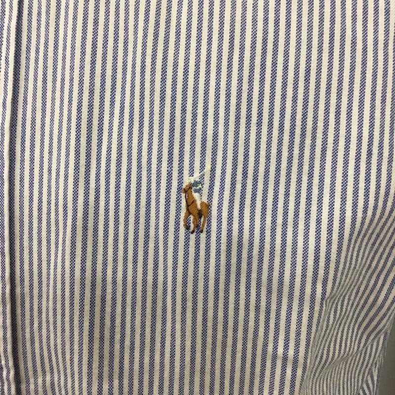ラルフローレン RALPHLAUREN シャツ、ブラウス 長袖 長袖シャツ カラーシャツ ポケットシャツ 長袖カットソー ストライプシャツ 4 ロゴ、文字 マルチカラー / マルチカラー /  メンズ USED 古着 中古 10114638