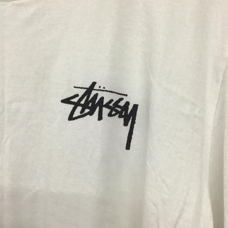 ステューシー STUSSY Tシャツ 半袖 XL ロゴ、文字 白 / ホワイト /  メンズ USED 古着 中古 10133220