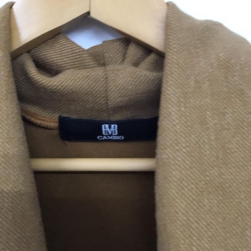 カンビオ CAMBIO カットソー 長袖 長袖カットソー 無地カットソー スタンドネック S 無地 茶 / ブラウン /  メンズ USED 古着 中古 10130583