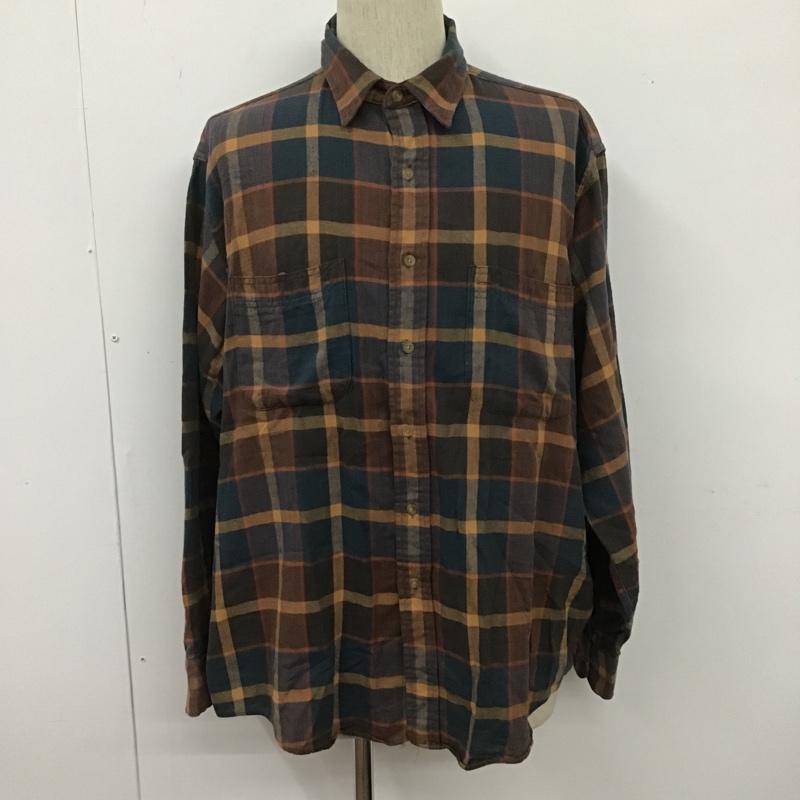 エルエルビーン L.L.Bean シャツ、ブラウス 長袖 チェックシャツ L チェック マルチカラー / マルチカラー /  メンズ USED 古着 中古 10106090