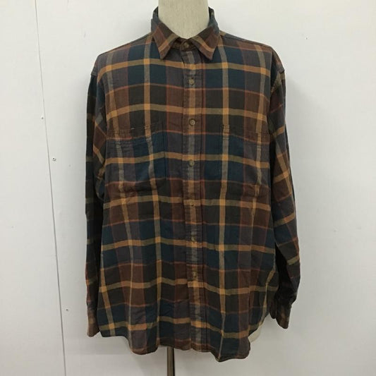 エルエルビーン L.L.Bean シャツ、ブラウス 長袖 チェックシャツ L チェック マルチカラー / マルチカラー /  メンズ USED 古着 中古 10106090