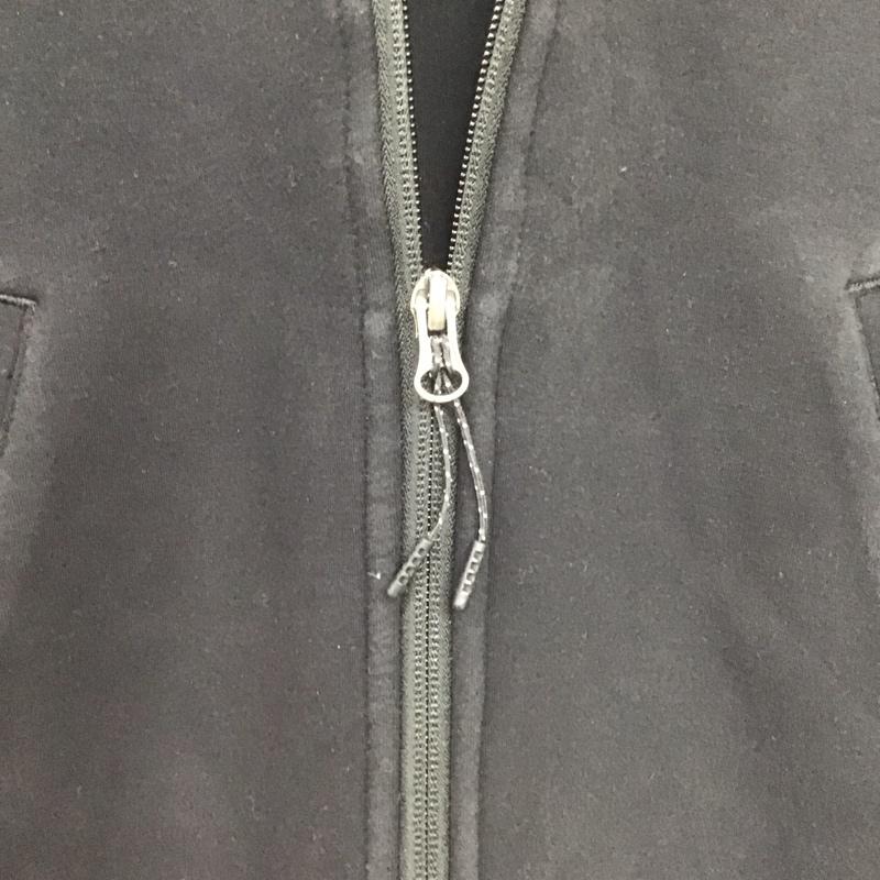 ニューエラ NEW ERA パーカー 長袖 ジップアップパーカー 長袖パーカー カジュアルジャケット L ロゴ、文字 黒 / ブラック /  メンズ USED 古着 中古 10148003