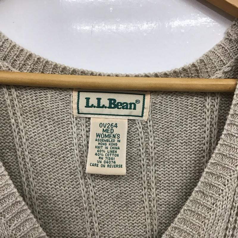 エルエルビーン L.L.Bean ベスト ベスト M 無地 ベージュ / ベージュ /  レディース USED 古着 中古 10147192