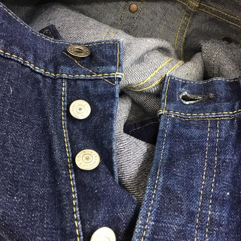 ウエアハウス WAREHOUSE パンツ デニム、ジーンズ 1003XX Limited edition W33 33インチ 無地 インディゴ / インディゴ /  メンズ USED 古着 中古 10113928