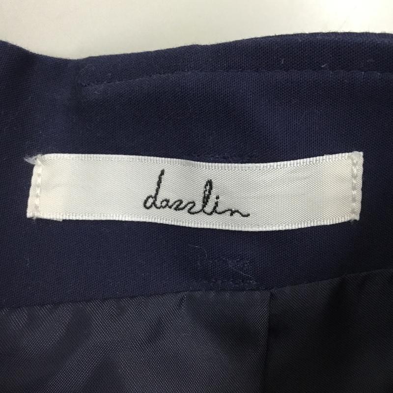 ダズリン dazzlin パンツ ショートパンツ キュロットスカート ショートパンツ ハーフパンツ S 無地 紺 / ネイビー /  レディース USED 古着 中古 10114255