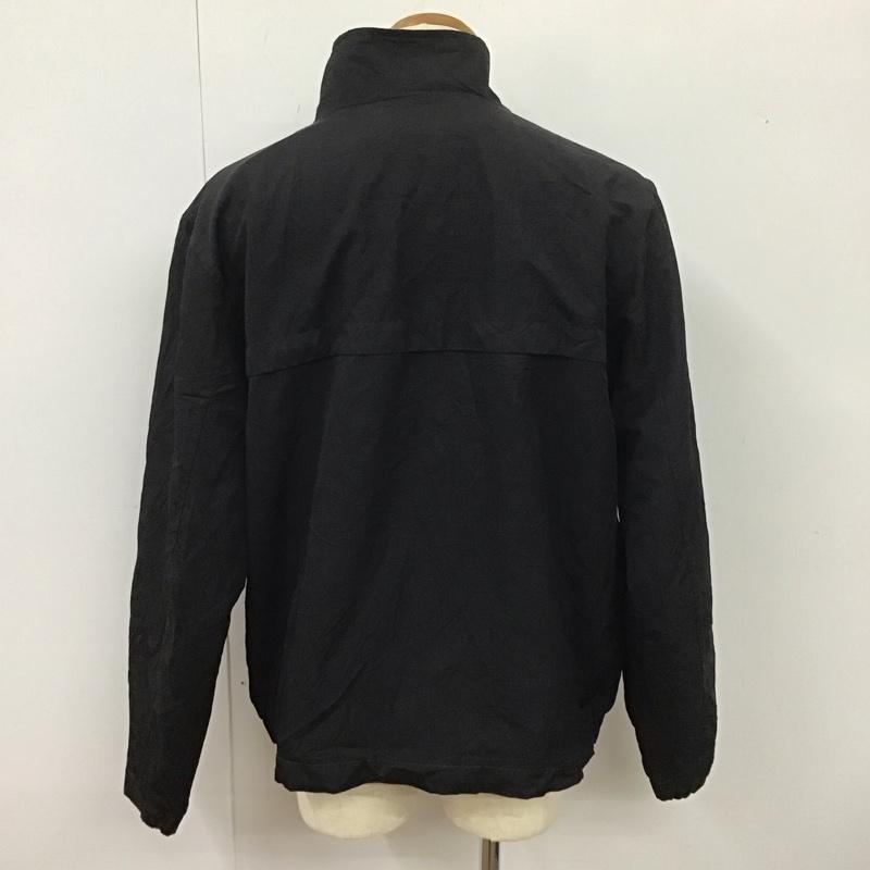 エディーバウアー Eddie Bauer ジャケット、上着 ジャンパー、ブルゾン ジップアップジャケット ジャンパー ジャケット カジュアルジャケット アウター L ロゴ、文字 黒 / ブラック /  メンズ USED 古着 中古 10113743