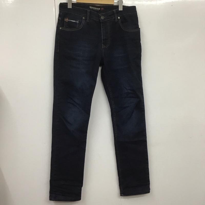 トミーヒルフィガー TOMMY HILFIGER パンツ デニム、ジーンズ デニムパンツ スリムパンツ ストレッチパンツ ジーンズ 33インチ 無地 インディゴ / インディゴ /  メンズ USED 古着 中古 10107689