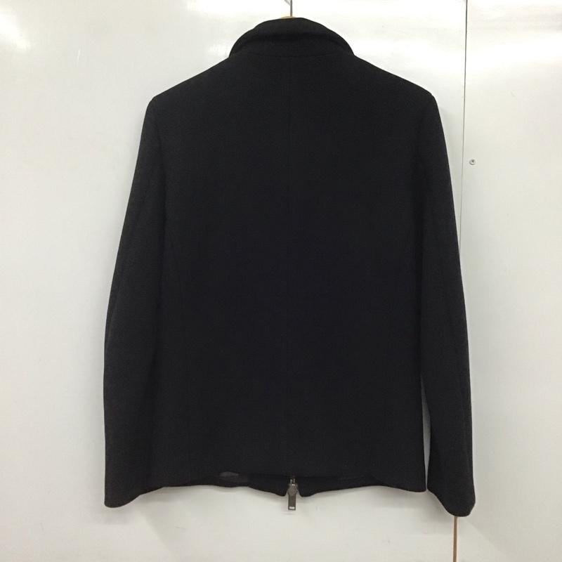 ジュンハシモト junhashimoto ジャケット、上着 ジャケット、ブレザー 1041920008 19AW WINGCOLLARBLOUSON ジップアップジャケット 3 無地 黒 / ブラック /  メンズ USED 古着 中古 10144509