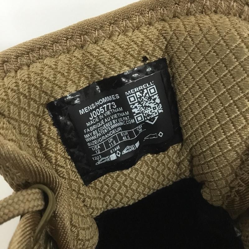 メレル MERRELL スニーカー スニーカー J005773 AGILITY PEAK 5 TACTICAL MID GORE-TEX 30cm 箱有 30.0cm ロゴ、文字 ベージュ / ベージュ /  メンズ USED 古着 中古 10134531