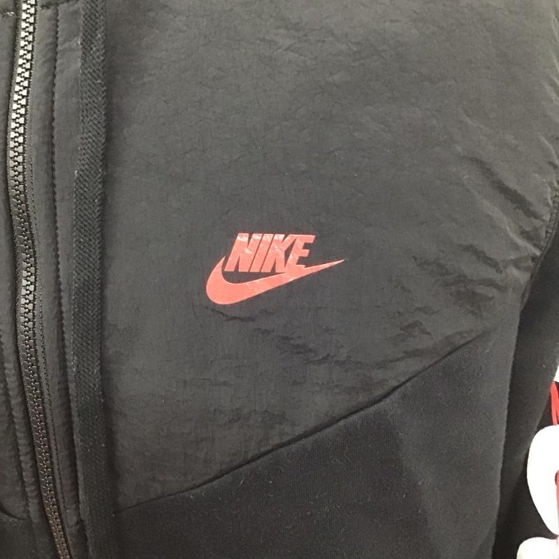 ナイキ NIKE パーカー 長袖 cJ4553-013ジップパーカー XL 無地 黒 / ブラック /  メンズ USED 古着 中古 10109154