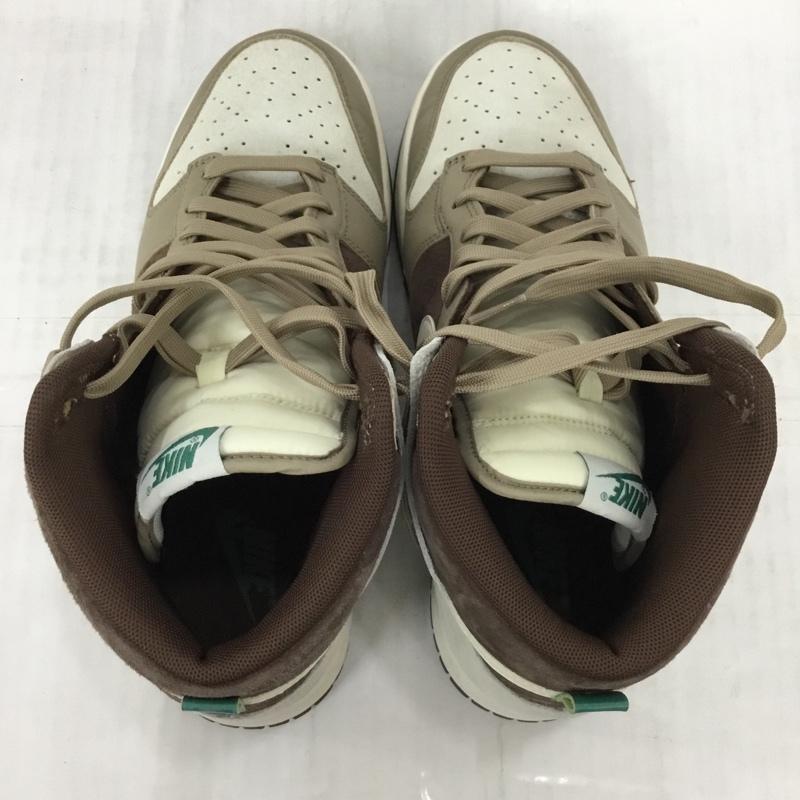ナイキ NIKE スニーカー スニーカー DH5348-100 DUNK HI RETRO PREMIUM 26.5cm 箱有 26.5cm ロゴ、文字 ダークブラウン / ダークブラウン / X 茶 / ブラウン / X 灰 / グレー /  メンズ USED 古着 中古 10109897