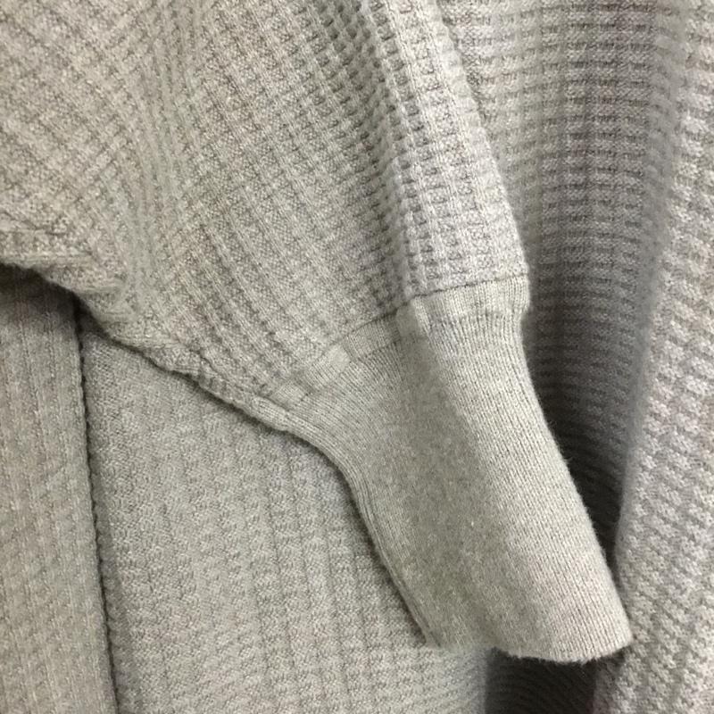 イヴォン YVON カーディガン 長袖 長袖カーディガン 前開き ノーカラーカーディガン 無地 ベージュ / ベージュ /  レディース USED 古着 中古 10143598