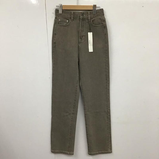 ヘザー Heather パンツ デニム、ジーンズ HE050104 KUROKIストレートデニム タグ付き S 無地 灰 / グレー /  レディース USED 古着 中古 10122056