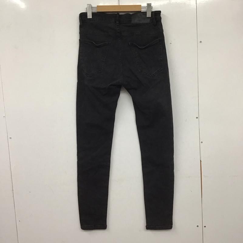 ザラ ZARA パンツ デニム、ジーンズ 5575 415 822 スキニー ストレッチ EU40 無地 黒 / ブラック /  レディース USED 古着 中古 10140201