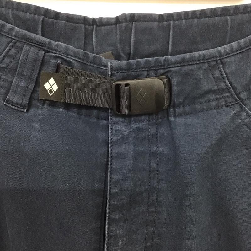 モンベル mont-bell パンツ ワークパンツ、ペインターパンツ チノパン スリムパンツ カジュアルパンツ ストレッチパンツ M ロゴ、文字 紺 / ネイビー /  メンズ USED 古着 中古 10148371