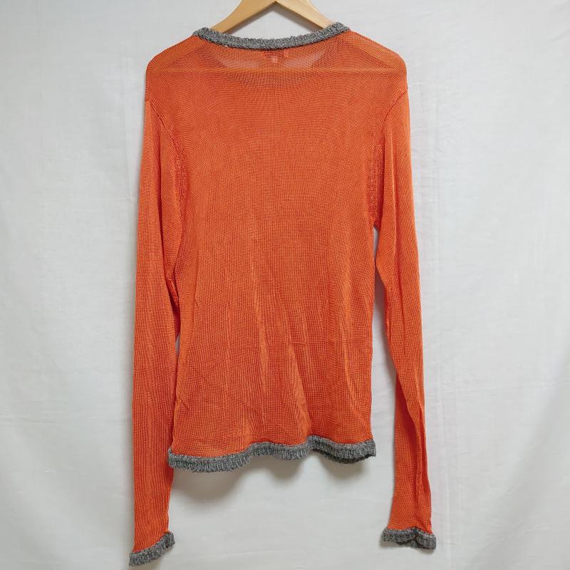 ポールスミス Paul Smith トップス トップス L 無地 灰 / グレー / X 橙 / オレンジ /  メンズ USED 古着 中古 10009311