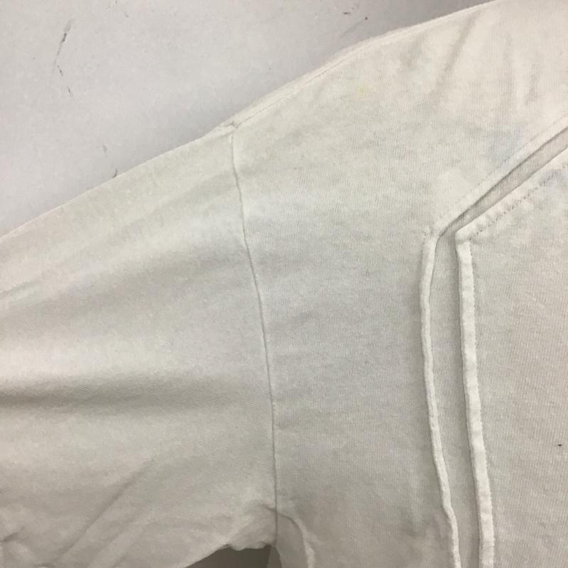 クリスチャンダダ CHRISTIAN DADA Tシャツ 長袖 CDM-17W-0511 ロンT スリーブロゴ バックプリント 46 ロゴ、文字 白 / ホワイト /  メンズ USED 古着 中古 10121353