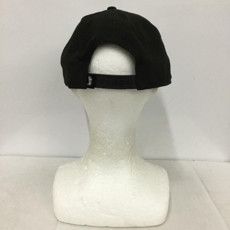 ステューシー STUSSY 帽子 キャップ NEW ERA 9FIFTY ロゴ、文字 黒 / ブラック /  メンズ USED 古着 中古 10149256