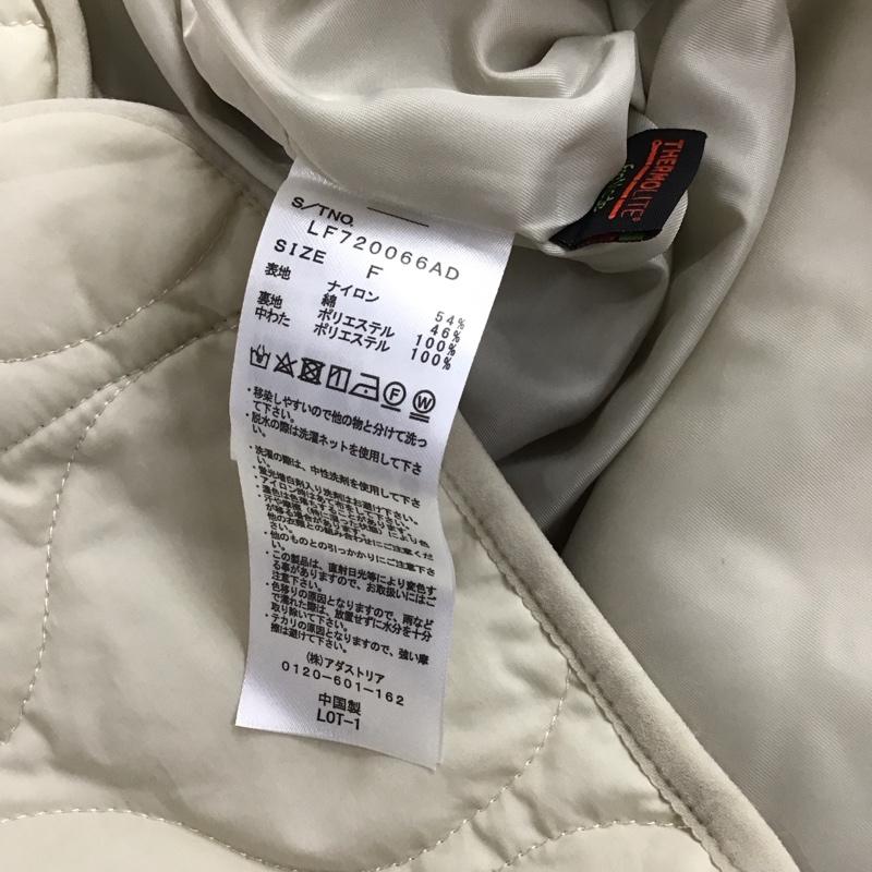 ローリーズファーム LOWRYS FARM ジャケット、上着 ジャケット、ブレザー LF720066 キルティングブルゾン ノーカラー FREE 無地 アイボリー / アイボリー /  レディース USED 古着 中古 10130798