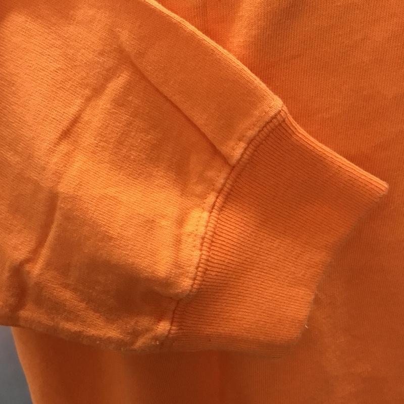 ベンデイビス BEN DAVIS カットソー 長袖 長袖カットソー クルーネックカットソー ロングスリーブカットソー プリントTシャツ M 無地 橙 / オレンジ /  メンズ USED 古着 中古 10114895