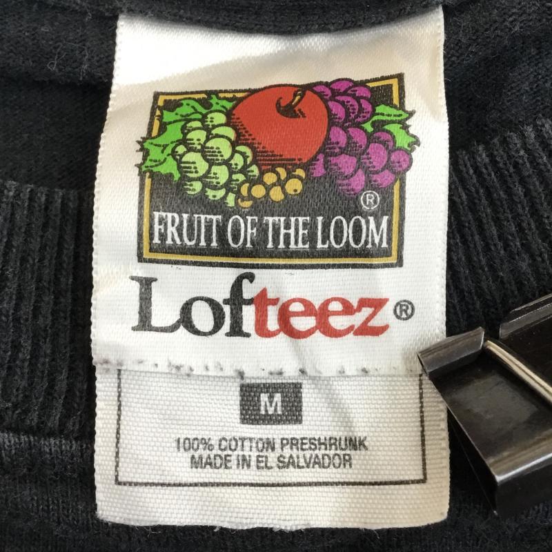 フルーツオブザルーム FRUIT OF THE LOOM Tシャツ 半袖 90’s M プリント X キャラクター 黒 / ブラック /  メンズ USED 古着 中古 10133844