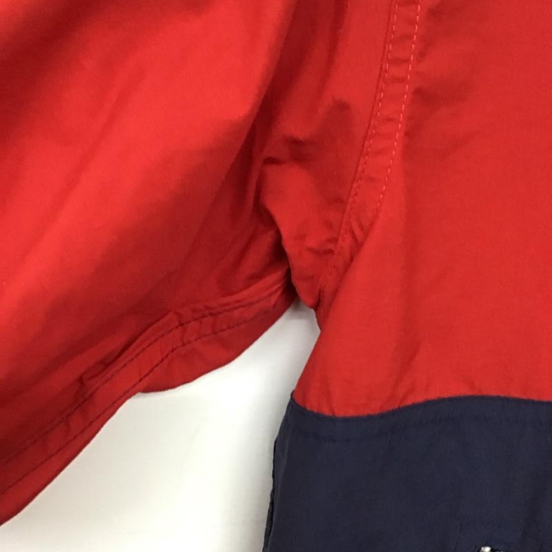 ザノースフェイス THE NORTH FACE ジャケット、上着 ジャンパー、ブルゾン np71530 ナイロンジャケット ジップアップジャケット S ロゴ、文字 赤 / レッド / X 紺 / ネイビー /  メンズ USED 古着 中古 10150092