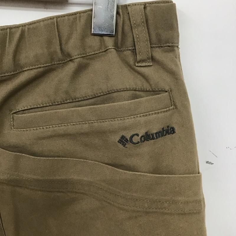 コロンビア Columbia パンツ ワークパンツ、ペインターパンツ 125 pm0475 マウンテンズアーコーリングウォームパンツ M ロゴ、文字 ベージュ / ベージュ /  メンズ USED 古着 中古 10139842