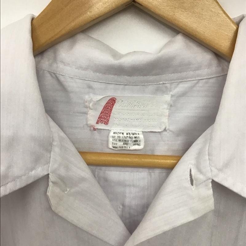 古着 USED シャツ、ブラウス 半袖 半袖シャツ 無地シャツ ポケットシャツ キューバシャツ 無地 白 / ホワイト /  メンズ USED 古着 中古 10136237