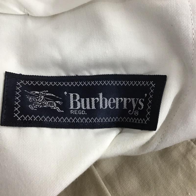 バーバリーズ BURBERRYS パンツ スラックス スラックス ワイドパンツ カジュアルパンツ ストレートパンツ 90s リネン 無地 ベージュ / ベージュ /  メンズ USED 古着 中古 10106558