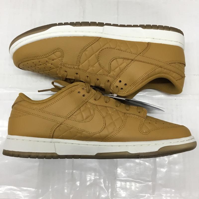 ナイキ NIKE スニーカー スニーカー DX3374 700 WMNS DUNK LOW 28cm 箱有 28.0cm ロゴ、文字 キャメル / キャメル /  メンズ USED 古着 中古 10107853