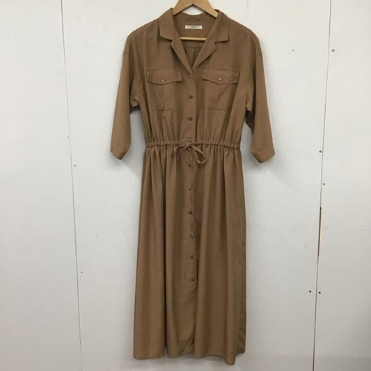 チャオパニック CIAOPANIC ワンピース ロングスカート FREE 無地 茶 / ブラウン /  レディース USED 古着 中古 10137426