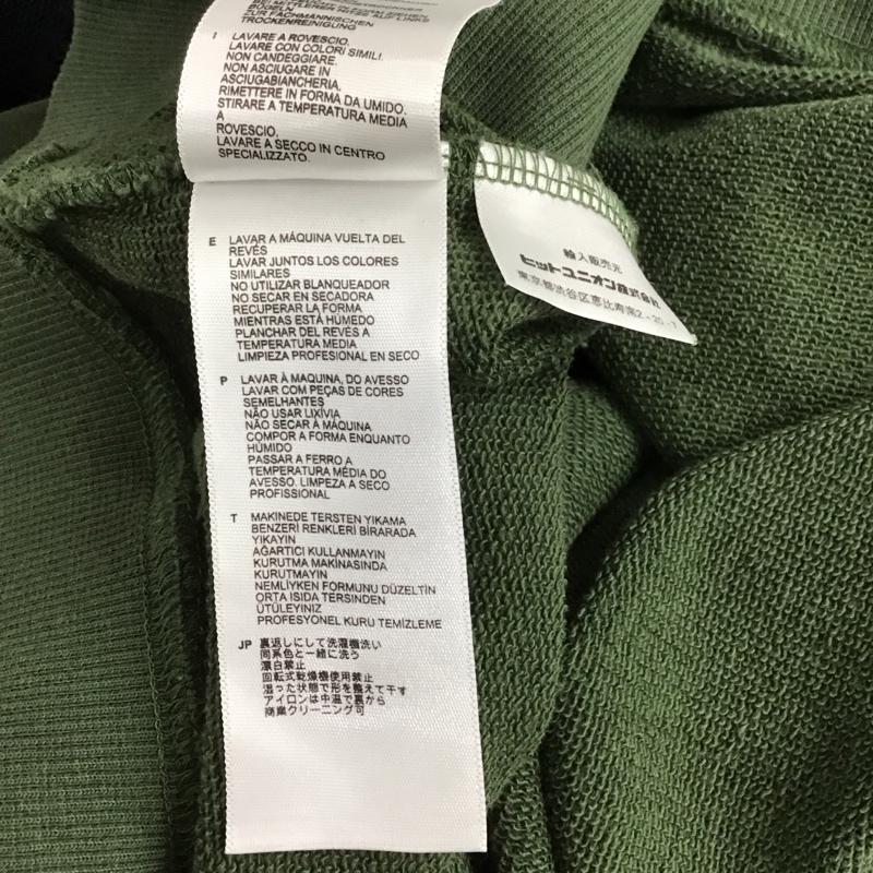 フレッドペリー FRED PERRY トレーナー 長袖 長袖トレーナー スウェット クルーネック プルオーバー L ロゴ、文字 カーキ / カーキ /  メンズ USED 古着 中古 10148524