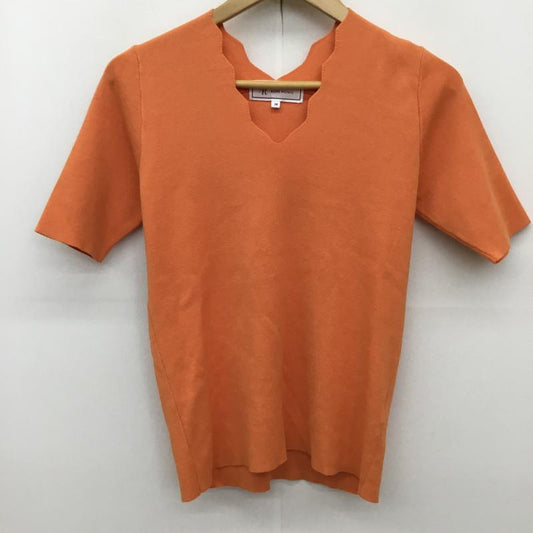 ロペピクニック ROPE  PICNIC カットソー 半袖 38 無地 橙 / オレンジ /  レディース USED 古着 中古 10139197
