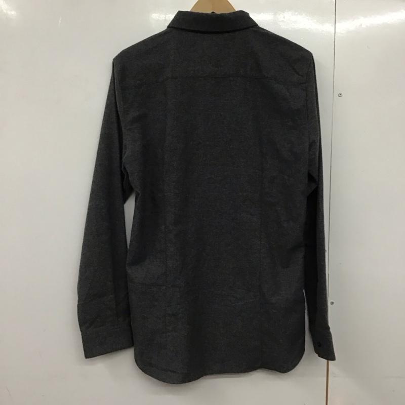 ノーアイディ NO ID. シャツ、ブラウス 長袖 長袖シャツ 無地シャツ カラーシャツ 3 無地 灰 / グレー /  メンズ USED 古着 中古 10142405