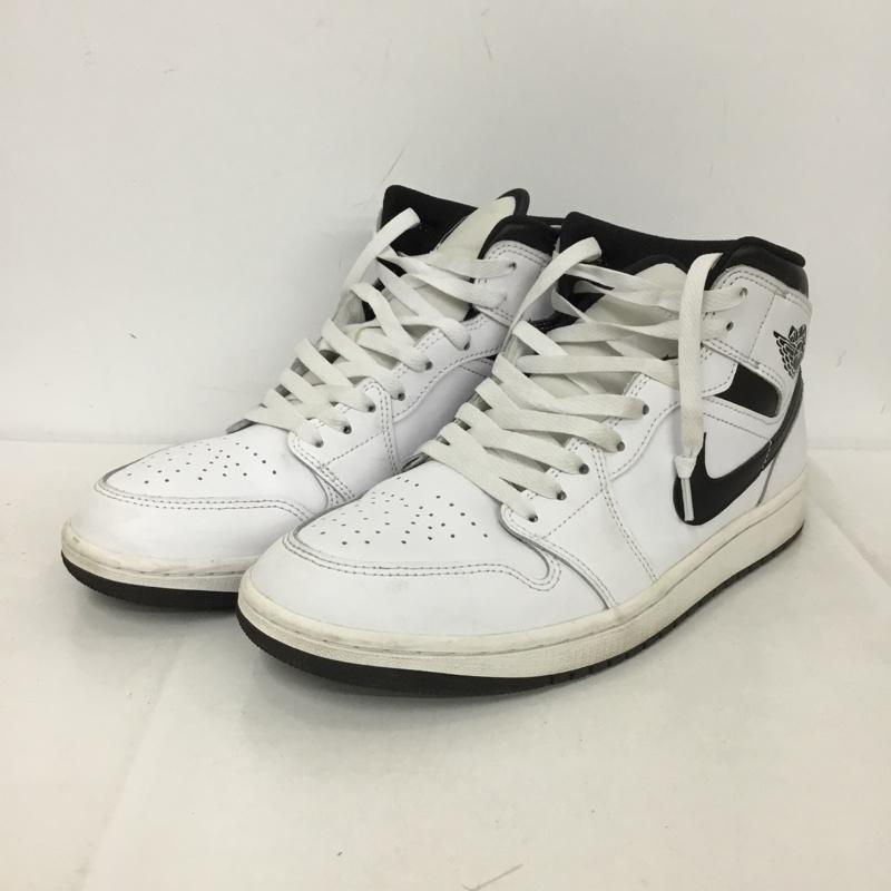 ナイキ NIKE スニーカー スニーカー DQ8426-132 AIR JORDAN 1 MID 27cm 27.0cm ロゴ、文字 白 / ホワイト / X 黒 / ブラック /  メンズ USED 古着 中古 10148395