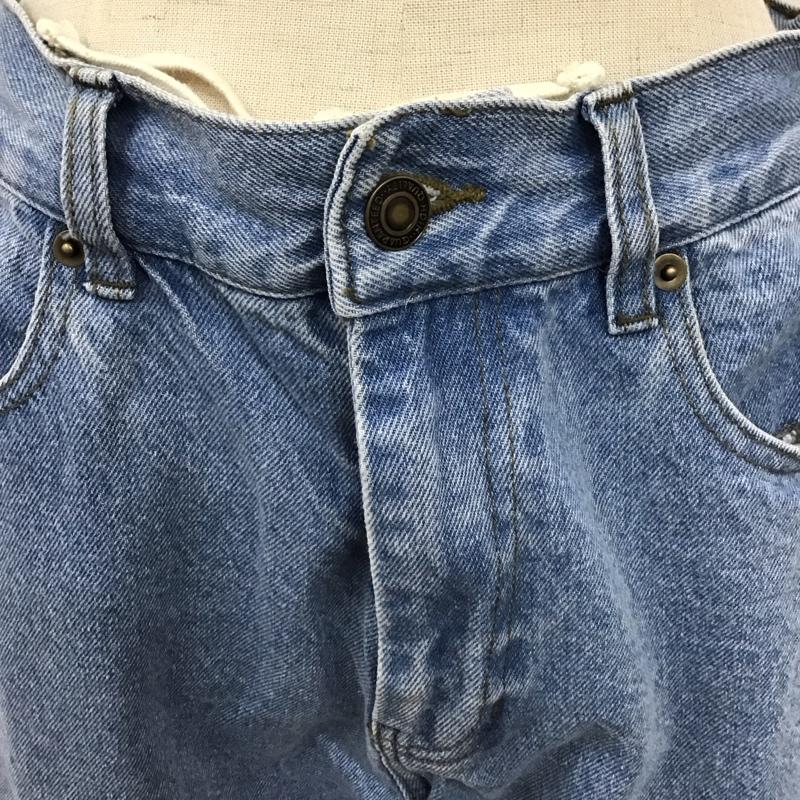 フリークスストア FREAK S STORE パンツ デニム、ジーンズ デニムパンツ ストレートパンツ ワイドパンツ カジュアルパンツ M 無地 インディゴ / インディゴ /  レディース USED 古着 中古 10114448