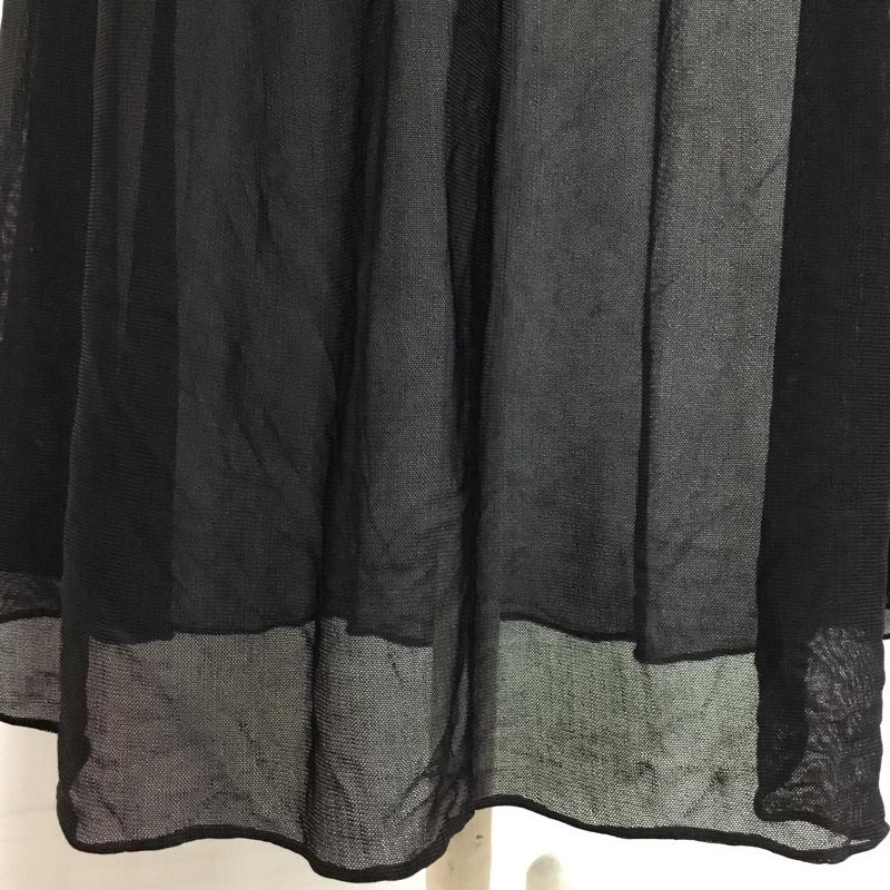 ザラ ZARA ワンピース ロングスカート ロングワンピース ノースリーブワンピース フレアスカート M 無地 黒 / ブラック /  レディース USED 古着 中古 10115804