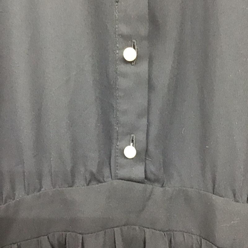 ザラベーシック ZARA BASIC ワンピース ロングスカート L 無地 黒 / ブラック /  レディース USED 古着 中古 10129636