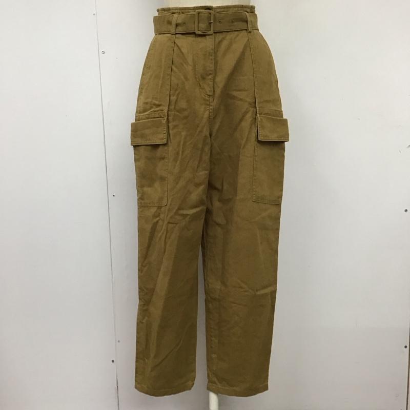 マウジー MOUSSY ボトムス ボトムス 010DSW30-2220 BELTED CARGO PANTS カーゴパンツ 1 無地 ベージュ / ベージュ /  レディース USED 古着 中古 10114470