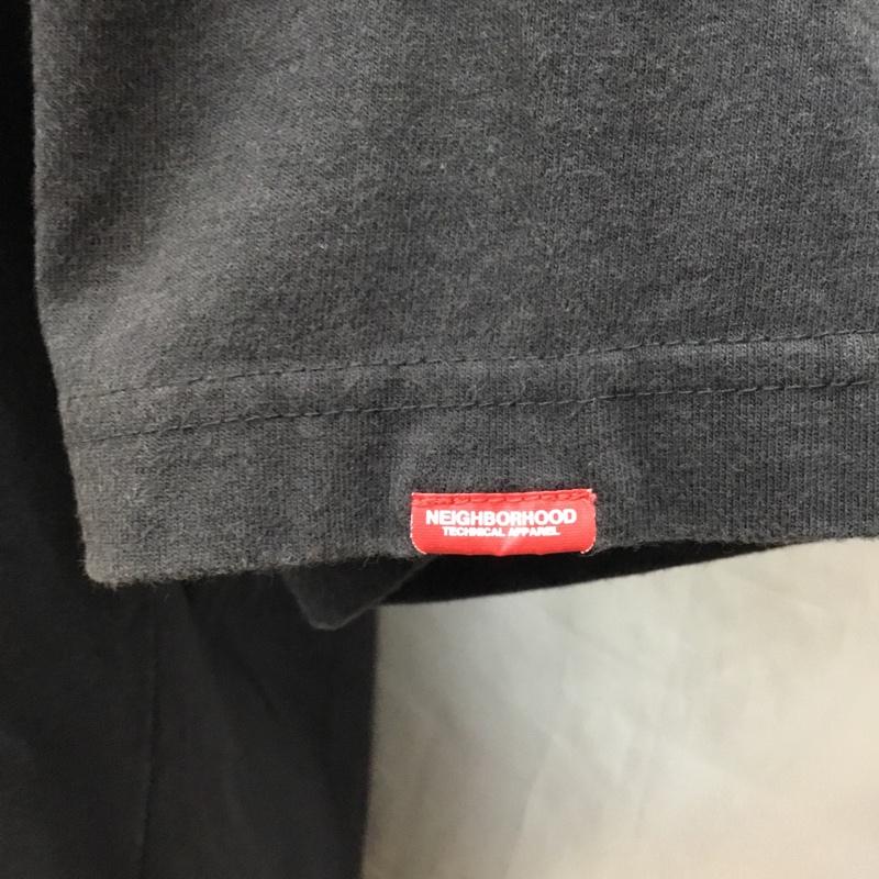 ネイバーフッド NEIGHBORHOOD Tシャツ 半袖 半袖カットソー プリントTシャツ クルーネックカットソー L プリント 黒 / ブラック /  メンズ USED 古着 中古 10114586
