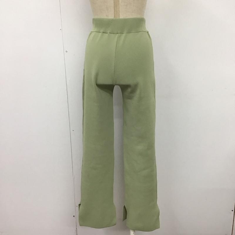ジーナシス JEANASIS ボトムス ボトムス FREE 無地 薄緑 / ライトグリーン /  レディース USED 古着 中古 10106430