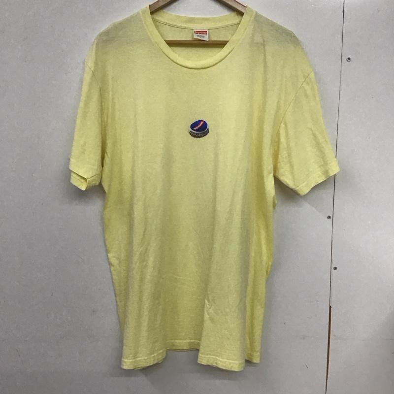 シュプリーム Supreme Tシャツ 半袖 18AW BottleCapTee 半袖カットソー プリントTシャツ L プリント 黄 / イエロー /  メンズ USED 古着 中古 10132197