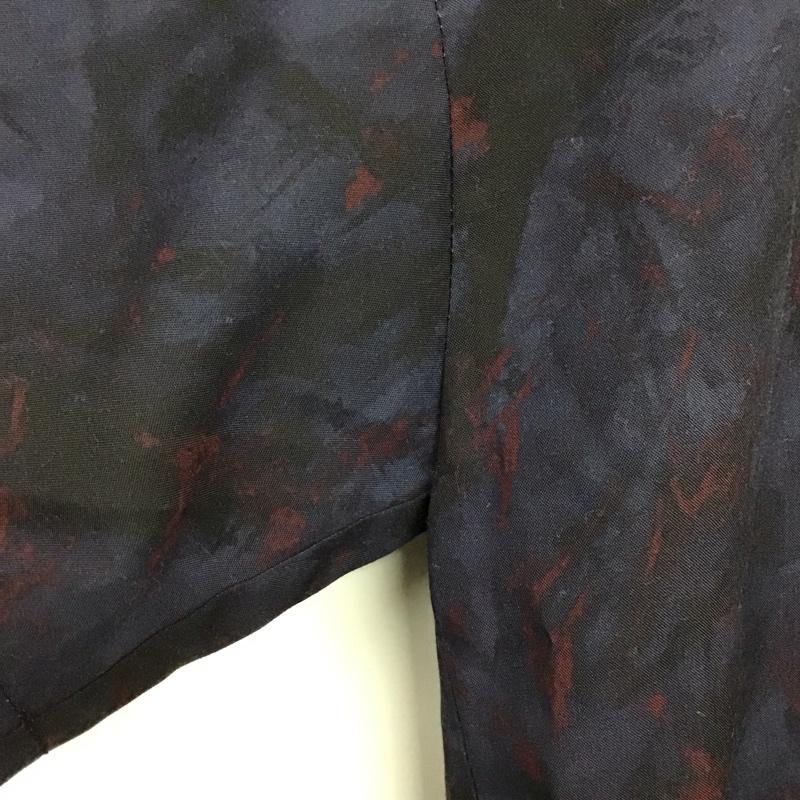 ジーナシス JEANASIS シャツ、ブラウス 半袖 js063214mc 半袖シャツ カラーシャツ タイダイカイキンシャツ FREE プリント 紺 / ネイビー /  レディース USED 古着 中古 10143822