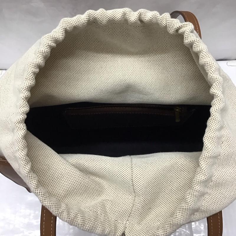 ザラ ZARA トートバッグ トートバッグ 6040 210 709 フェイクレザー 無地 茶 / ブラウン /  レディース USED 古着 中古 10119357