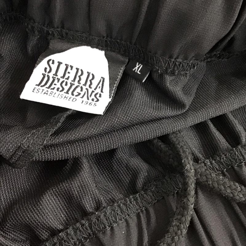 シェラデザイン SIERRA DESIGNS セットアップ セットアップ セットアップ 半袖カットソー ハーフパンツ 2点セット XL ロゴ、文字 黒 / ブラック /  メンズ USED 古着 中古 10149702