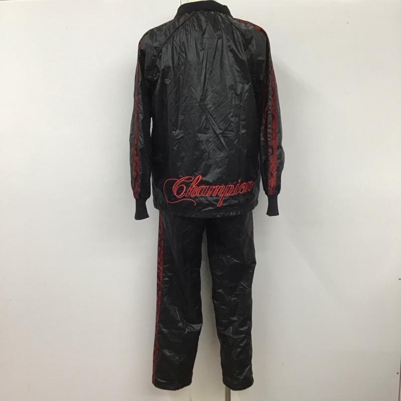 チャンピオン Champion セットアップ セットアップ cj1513 L ロゴ、文字 黒 / ブラック /  メンズ USED 古着 中古 10111994