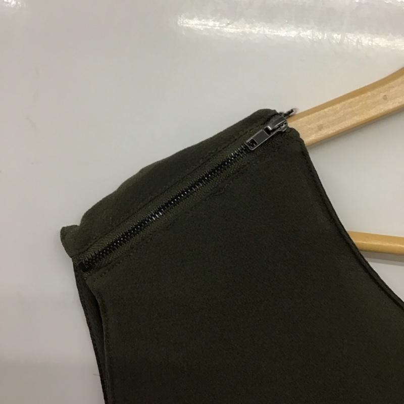 ザラベーシック ZARA BASIC ワンピース・ドレス・オールインワン ワンピース・ドレス・オールインワン オールインワン ノースリーブ ワイドパンツ S 無地 カーキ / カーキ /  レディース USED 古着 中古 10141297